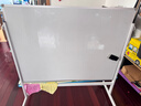 比比牛 90*120cm双面白板带支架绿板 可升降翻转白板 支架式办公培训教学儿童画板磁吸黑板 BBNV-L90120 实拍图