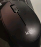 罗技（Logitech）M330无线鼠标轻音鼠标商务办公右手人体工学鼠标轻音电池笔记本电脑鼠标中大手七夕礼物送男友 罗技B330黑色鼠标+办公鼠标垫 实拍图