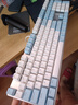 达尔优（dareu）EK815机械合金键盘 有线键盘 游戏键盘 108键单光 男生女生 电脑键盘  白色蓝色 青轴 实拍图
