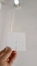 无线遥控开关面板智能双控220v家用灯具控制器卧室免布线随意贴 白色拉丝二开套装：1主开关+1随 实拍图