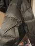 网易严选25新品90鸭绒超蓬羽绒服休闲面包服石墨烯保暖轻量抗菌防泼水 25秋冬连帽-静谧黑 XL 实拍图