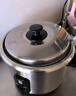 三角牌（Triangle）电饭煲家用不锈钢电饭锅3L煮饭锅2-3人老式电饭煲304不锈钢胆米饭锅带蒸笼TG-Z30X12Z 实拍图