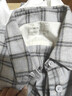 无印良品（MUJI）女式 法兰绒 衬衫式夹克女外套25年秋季女装 BC2POA5A 灰色格纹 S （155/80A） 实拍图