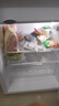 美的（Midea）116升小冰箱复古单门双温冷藏冷冻冰吧立柜客厅办公室租房宿舍美妆家用办公小型迷你冰箱BCD-116M 实拍图