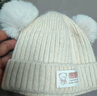 比多乐 婴儿帽子秋冬季护耳3-6-12个月加绒厚毛线新生针织男女宝宝胎帽 米白色【棉布内里】头围38-46cm 宝宝帽子 实拍图