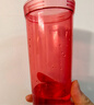 特百惠（Tupperware）晶彩MAX塑料杯600ml 男女士学生夏季运动水杯子户外大容量 西柚红 实拍图