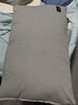 海澜之家枕头枕芯枕头男士床上用品纤维枕纯棉100%A类抗菌全棉水洗棉 奶油灰 低枕 48*74cm一只装 实拍图