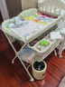 babycare尿布台多功能可折叠新生儿护理台抚触洗澡便携婴儿床-温特绿 实拍图