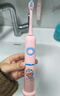 舒客宝贝儿童电动牙刷舒克声波震动含氟刷丝专业防蛀软毛护龈双重模式F2粉(适用3-12岁)  生日儿童节礼物 实拍图
