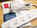 得力（deli）3C认证国标安全插座 插线板/插排/排插/插板/接线板/拖线板延长线 总控开关 4位1.8米 33919(1.8) 实拍图