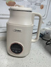 美的（Midea）豆浆机1L容量2-3人 Mini安睡舱轻音 黑芝麻糊炖奶家用小型全自动免煮免过滤破壁机榨汁料理80E39 实拍图