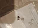 唯一（Winy）999纯银耳钉送老婆妈妈生日礼物女生轻奢小众高级感感耳环饰 实拍图