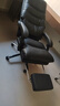 顾全老板椅可躺办公椅真皮家用工学椅午休转椅电脑椅子C533黑皮 实拍图