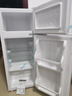 HYUNDAI（韩国现代）小冰箱迷你小型家用冷藏冷冻宿舍出租房办公室双开门二门电冰箱节能省电 100L白【一级能效+租房必备】 实拍图