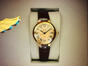 西普尼金表（HIPINE）金表女纯金999足金黄金手表复古腕表防水时尚石英表女士生日礼物 【光壳金面钢扣】金重3.5g+ 实拍图
