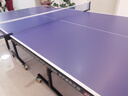红双喜专业滚轮折叠乒乓球台标准比赛TK2系列球桌含球拍网架乒球 实拍图