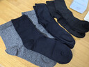 浪莎定制加肥加大松口袜子男中筒100%纯棉男士肥佬袜宽松大码长筒男袜 实拍图