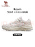 骆驼（CAMEL）漫游复古慢跑鞋女户外运动鞋子 K23S09L7014-1 米白/香芋紫 39 实拍图