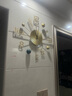 普朵钟饰 HOME DECOR北欧轻奢钟表简约时钟个性创意客厅免打孔挂墙艺术静音石英钟新款 大号60cm 实拍图