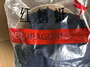 红蜻蜓（RED DRAGONFLY）毛衣男秋冬时尚舒适纯色中高领针织衫保暖修身毛线衫男装黑色M 实拍图