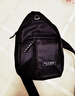 【运动腰包】跑步包男休闲斜挎包手机包防泼水健身包 黑色 实拍图