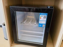 荣事达（Royalstar）冰吧冷藏柜 欧式恒温红酒柜酒店家用客厅冰箱迷你小型单门办公室保鲜展示留样茶叶饮料柜 一级能效50L【全冷藏+白光灯+酒架】 实拍图