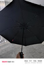 京东京造黑武士pro雨伞自动折叠伞便携遮阳男士晴雨两用大号八骨23寸105cm 实拍图