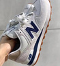 NEW BALANCE休闲鞋男鞋女鞋复古舒适透气百搭轻便运动鞋574系列ML574LGI 40.5 实拍图