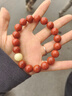 石玥珠宝精品11-12mm凉山南红玛瑙手串本命年转运珠手链男女士款礼物 实拍图