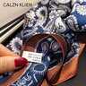 Calznklien真丝丝巾100%桑蚕丝2025新款小方巾高级感实用生日礼物送老婆女友 【佩斯利蓝绸】高级感礼盒装 高档轻奢风送女友老婆 实拍图