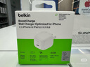 贝尔金（BELKIN）苹果充电器 45W双口氮化镓快充 苹果iPhone17充电头 超小便携 Type-C电源适配器 WCH011 实拍图
