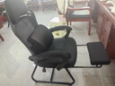 博泰电脑椅 弓形脚 会议椅办公椅子 洽谈椅弓架椅 皮椅黑色90767L 实拍图