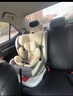 Heekin德国 儿童安全座椅汽车用0-4-12岁婴儿宝宝360度旋转ISOFIX硬接口 尊享灰(遮阳棚+上拉带+侧保护) 实拍图