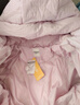 巴拉巴拉童装儿童面包羽绒服女大童冬装甜美肌理连帽外套 粉红60006-白鸭绒 -208424107017 150 实拍图