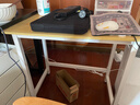 舒客艺家 电脑桌台式小户型小桌子家用学习桌写字办公书桌电竞长条桌子 木纹白架单桌80*50*74 加固电脑桌 实拍图