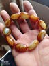 映和 新疆和田玉籽料手串原石手链褐黄皮青白玉石手链男女款带证书 籽料多皮10颗款 实拍图