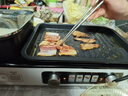 小熊（Bear）烤涮一体两用锅 烤肉锅电烤盘 家用电烧烤炉火锅烤肉一体多功能锅 鸳鸯锅分体可拆洗分区控温L21D2 实拍图