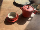 瓷之艺恒黑陶茶壶功夫茶具礼盒陶瓷套装鎏纯银茶具套装节日送礼结婚婚庆 锦绣山河18头-朱砂釉R3e 礼盒装 实拍图