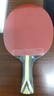 红双喜（DHS）狂飚九星乒乓球拍横拍专业比赛黑檀芳碳面材H9002赠球+拍套 实拍图