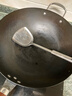 京严炒锅章丘款铁锅无涂层炒菜不粘锅家用精铁锅具燃气电磁炉用已开锅 【灶具通用】适合5-8人  赠盖铲  直径 34cm 百年工艺｜传统铁锅｜健康不沾 实拍图
