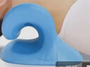 创迈仕颈椎枕按摩牵引矫正器富贵包颈肩按摩枕重力指压颈部 【C型蓝色】 实拍图