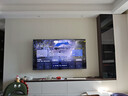 艾歌超薄大承重嵌入式电视伸缩挂架 55-80英寸电视支架 适用小米海信TCL创维等 不挡插座 不挡音响 实拍图