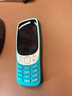 诺基亚（NOKIA）3210 4G 移动联通电信广电全网通 2.4英寸双卡双待 直板按键学生功能机备用手机 蓝色 实拍图