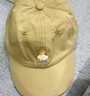 尼多熊儿童帽子宝宝棒球秋季韩版鸭舌帽男女童婴儿帽子四季遮阳帽卡其 M 实拍图