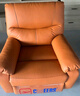 芝华仕（CHEERS）头等舱布单椅电动功能布艺单人沙发客厅家具懒人椅芝华士9780橙 实拍图