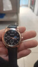 【网红爆款】商务腕表石英运动表休闲皮带男女手表 黑色 实拍图
