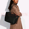 蔻驰（COACH）经典标志DAY 暗扣托特包单肩包大容量复古斜挎包早秋女包 B4/黑色 实拍图