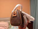 MICHAEL KORS迈克高仕 MK Bedford 超小号老花手提包 深棕色/橡果棕  252 迷你 实拍图