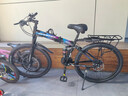 凤凰（Phoenix） 凤凰自行车可折叠山地车路虎男士成年人变速女式越野公路单车 条轮炫彩/折叠双避震/全竞速轴承 26寸24速【参考：158-188cm】 实拍图