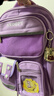 史努比（SNOOPY）小学生书包轻便儿童护脊减负双肩包痛包 一到三年级 紫色小号 实拍图